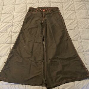 Vintage Sinnamon by Sinister Clothing Polyester Wide Leg Pants